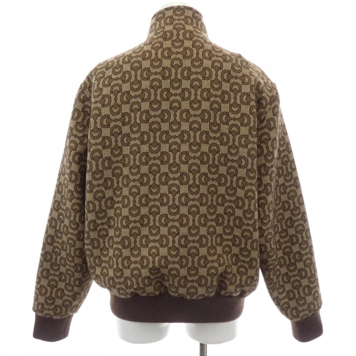 Gucci Horsebit Jaquard Wool Jacket 694157 Z8ay1 Blouson — view 2