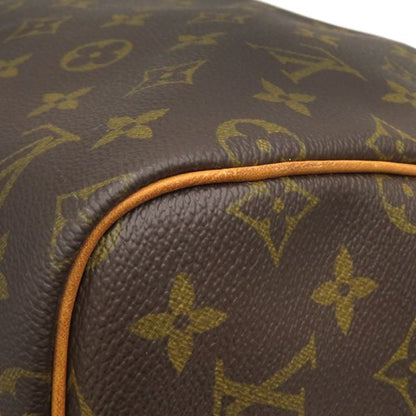 Louis Vuitton Boston Bag Keepall Bandouliere 55 Monogram Canvas Monogram Gold