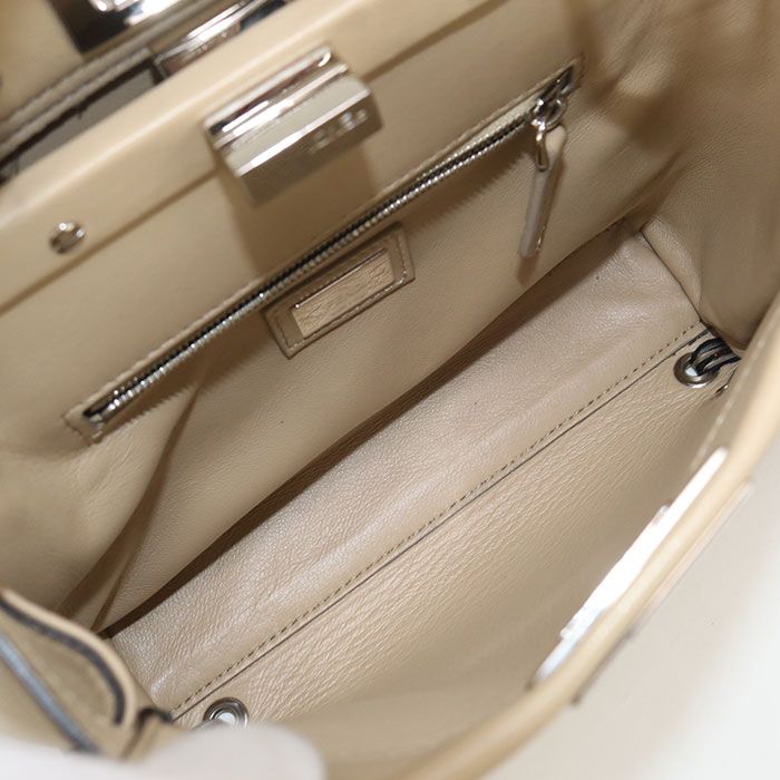 Fendi 2WAY Peekaboo Mini 8bn244 Handbag Calf Ladies