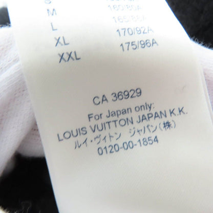 Louis Vuitton Cashmere Mohair High Neck 3/4 Sleeves Cable Knit Black Sweater — view 9
