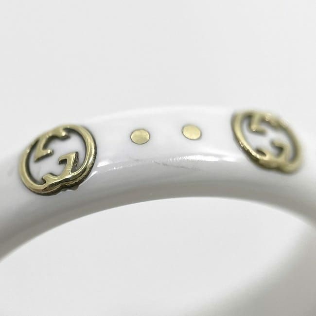 Gucci Icon Ring White Yellow