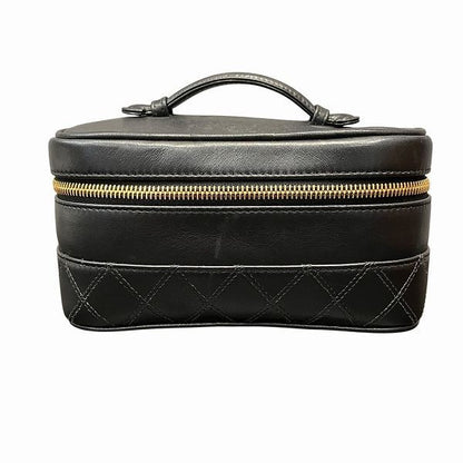Chanel Bicolone Vanity Cosmetic Pouch Bag Handbag Women