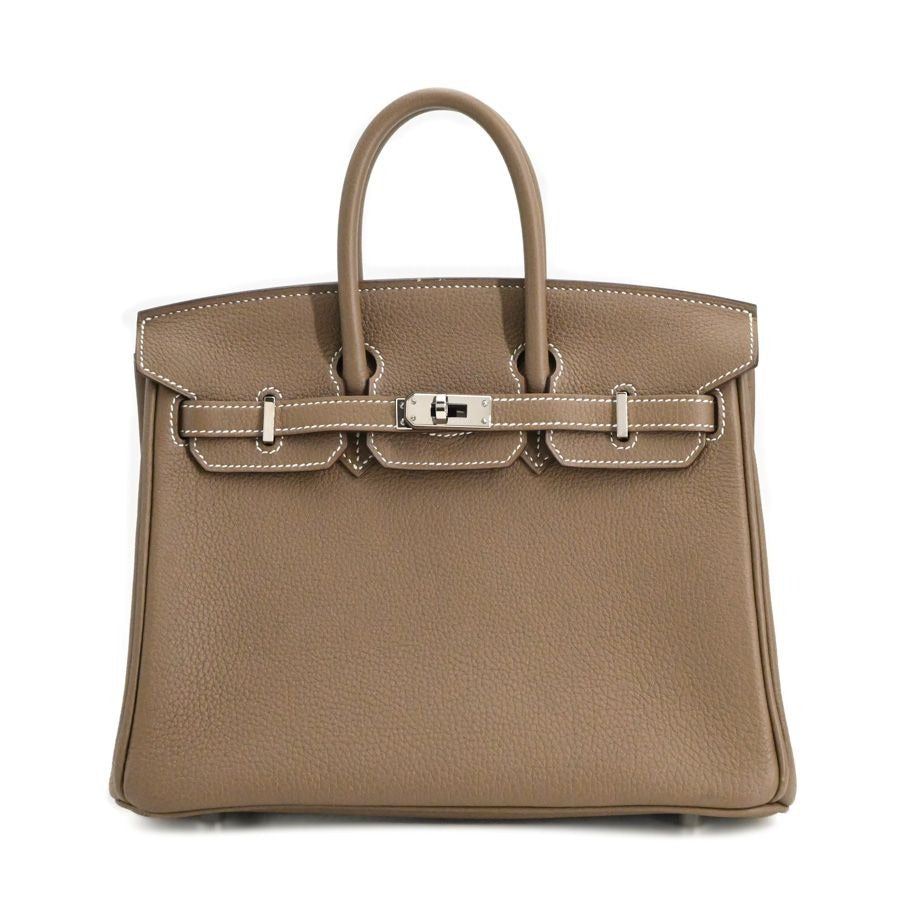 Hermes Handbag Birkin 25 Etoupe