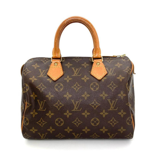 Louis Vuitton Speedy 25 Handbag Monogram Canvas M41528 Vi0913 Mini Boston Old