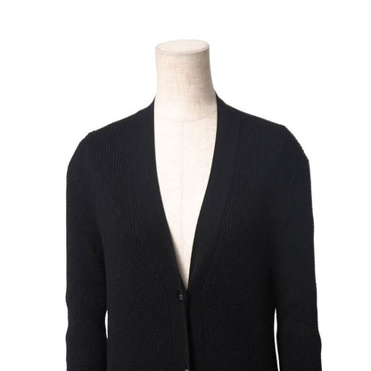 Chanel Knitwear Size 38 Long Knit Cardigan P45654 CC Coco Mark Logo Button