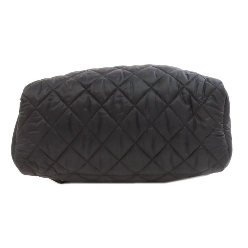 Chanel Coco Cocoon Silver Hardware Backpack Daypack Nylon Women