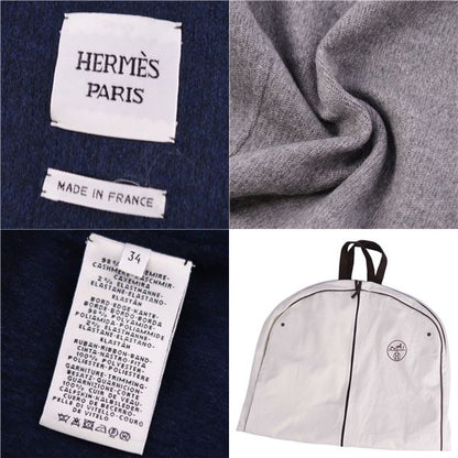 Hermes Coat Long Coat Knit Cashmere Outerwear