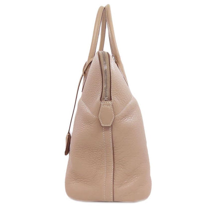 Hermes Bolide 35 Argile Silver Hardware Handbag Taurillon Cles Mance Women