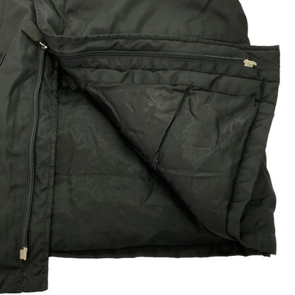 Prada Vintage Nylon Padded Half Coat Jacket Black S