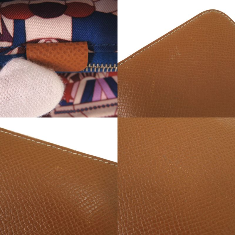Hermes Azap Silk Quin Compact Vaux Epson Gold Stamped Z (2022) Coin Case Brown