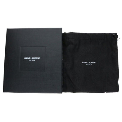 Saint Laurent Paris Studded Design Leather Bracelet Men's