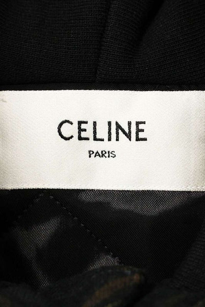 Celine 2w68a0m84 Hood Logo Check Blouson Men's 46