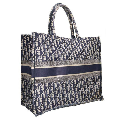 Dior BOOK TOTE Book Tote Oblique Allover Tote Bag Men's L