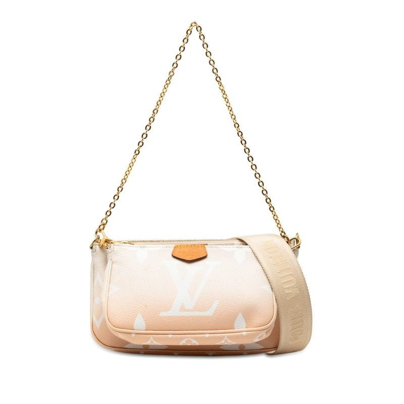 Louis Vuitton Monogram Giant Multi Pochette Accessory Plume Pink Beige