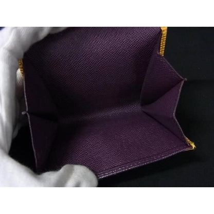 Louis Vuitton Coin Case Porte Monet Surnple Tassili Yellow Epi — view 5