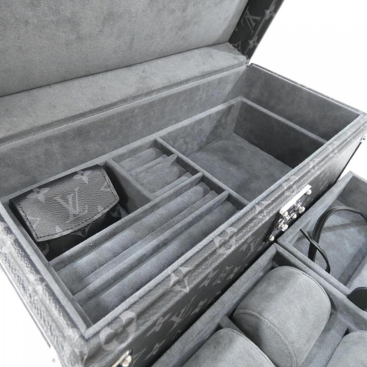 Louis Vuitton Monogram Eclipse Coffret Case Pouch — view 6