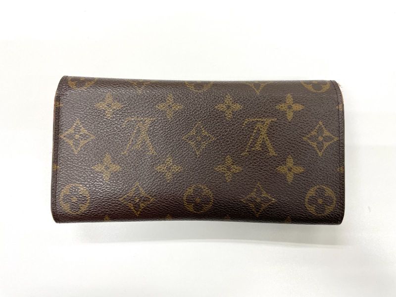 Louis Vuitton Monogram Portefeuille Emilie Zipper Long Wallet M41943 Brown ×