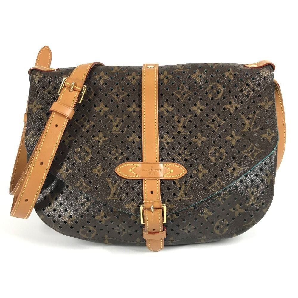 Louis Vuitton Shoulder Bag Floresomur Monogram Canvas Turcoise Blue