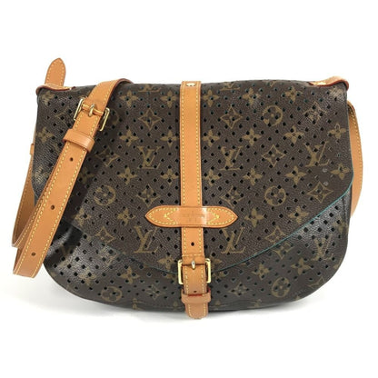 Louis Vuitton Shoulder Bag Floresomur Monogram Canvas Turcoise Blue