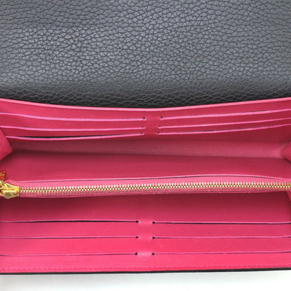 Louis Vuitton Taurillon Portefeuille Capucines Long Wallet M61248 Black