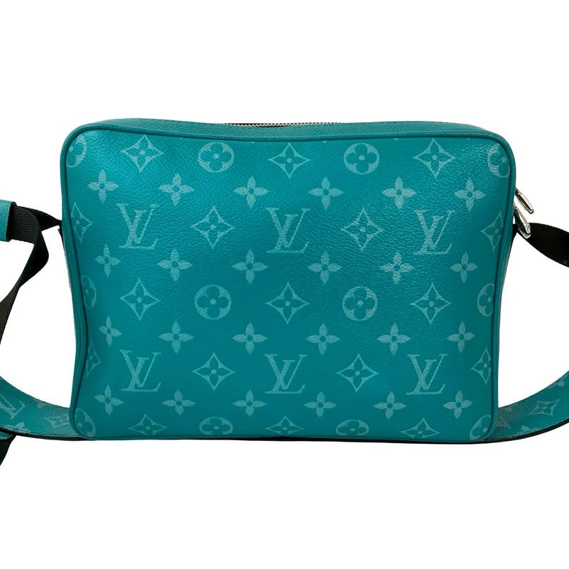 Louis Vuitton Outdoor Messenger PM Monogram Taigarama Leather Shoulder Bag