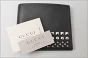 Unused Gucci Fold Wallet Leather Studded Black 387455 Ap0qn 1000