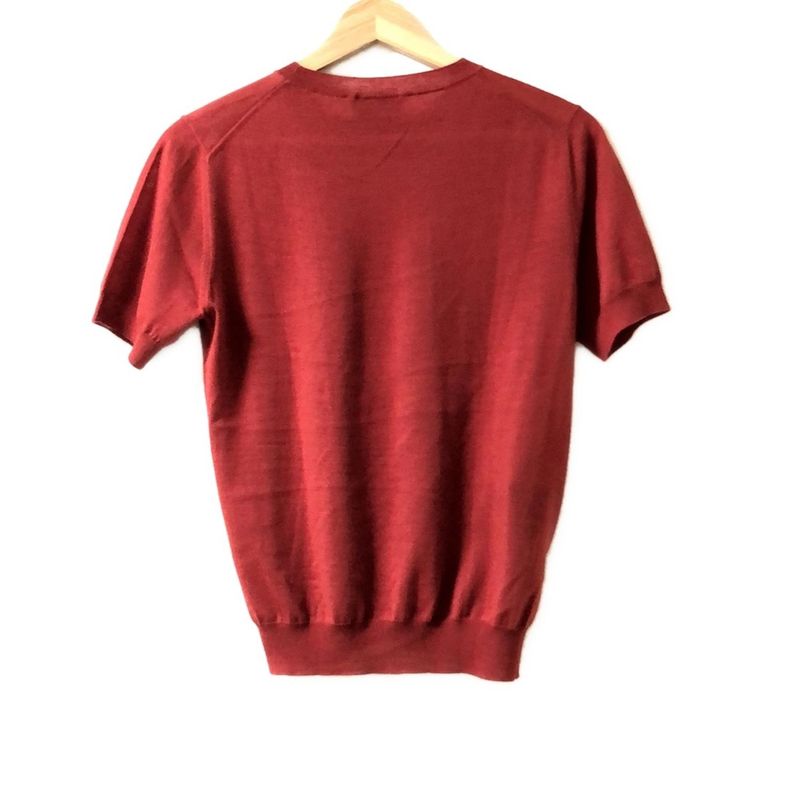 Prada Short Sleeved Sweater Size 40 M Women - Red