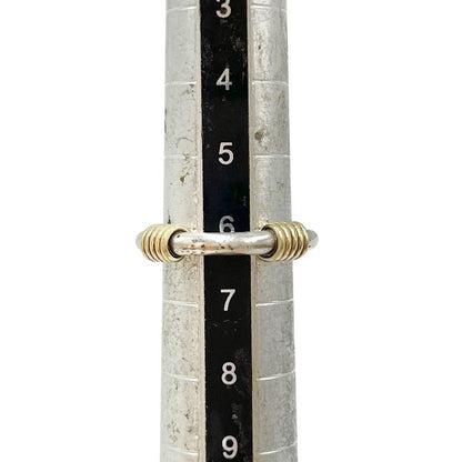 Tiffany & Co Tiffany & Co Ring - Band With 2 Wires Size 6 750/925 Silver