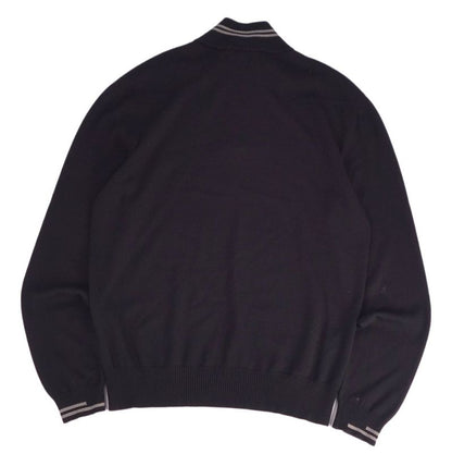 Hermes Knit Half-zip Sweater Long Sleeves Cu