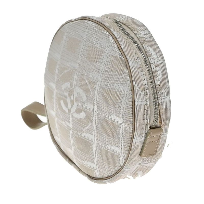 Chanel New Travel Line CC Pouch Beige 64ka682