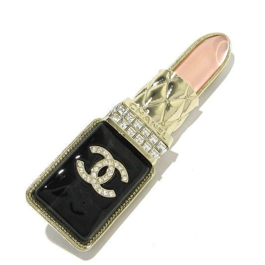 Chanel Brooch - Pink Gold And Black