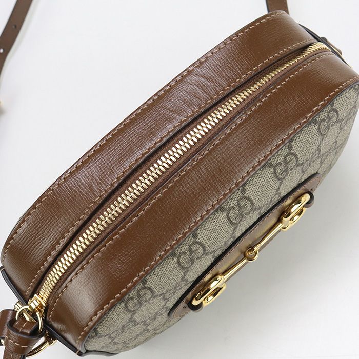 Gucci Small Camera Bag Horsebit 1955 760196 Crossbody Shoulder Bag GG Supreme