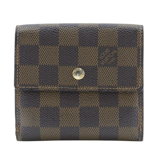 Louis Vuitton Portobier Carte Cles Di W Hook N61652 Damier Canvas Brown Sp0056