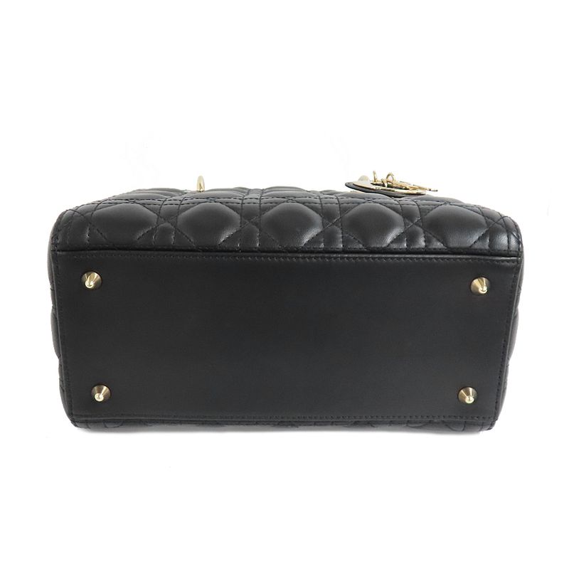 Christian Dior Lady Dior Medium Canaage 2WAY Hand Shoulder - M0565onge