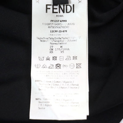 Fendi Fy1217 Made In 2023 100% Cotton Sequins With Logo Crew Neck Short Sleeves