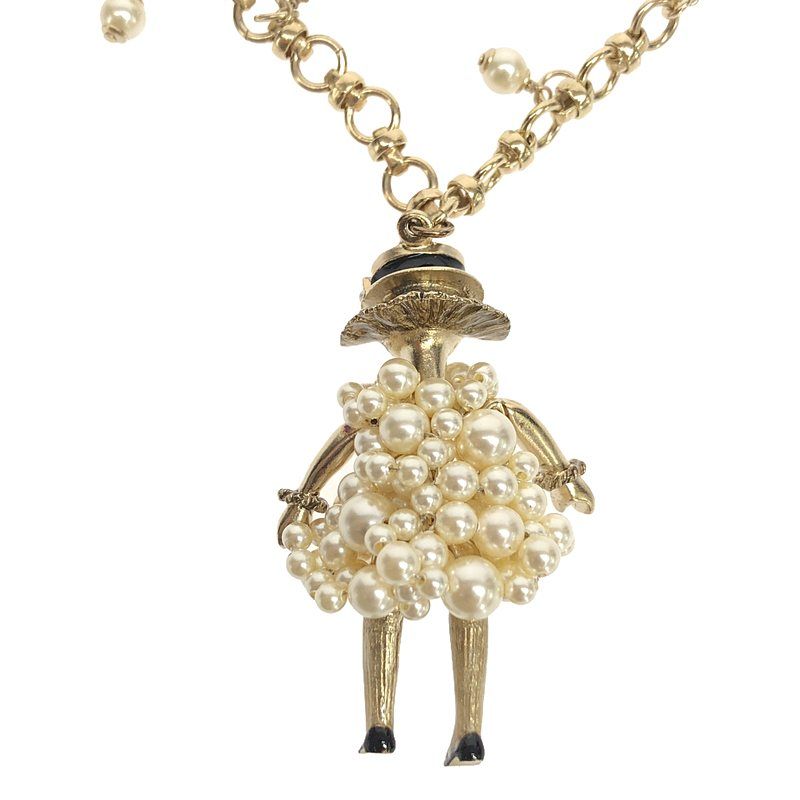 Chanel | 2015spring Collection 15P Coco Mark Mademoiselle Pearl Dress Doll