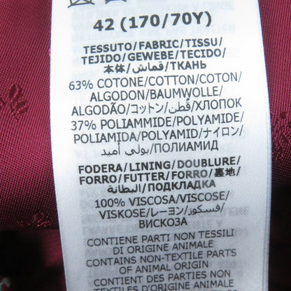 Gucci 691396 Tweed Shorts With Horseshoe Buttons Red Greenish 42 Made In Italy