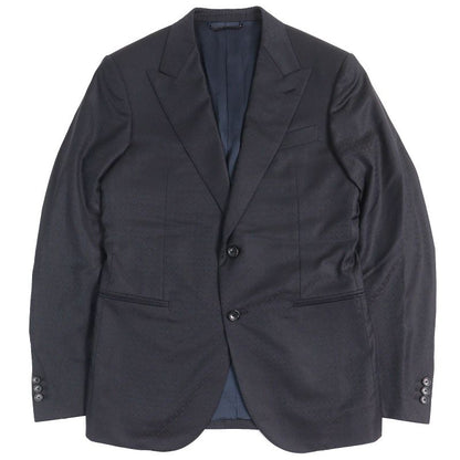 Louis Vuitton 2023 Hofj8w 100% Wool PONT NEUF FIT Allover Peaked Lapel Single