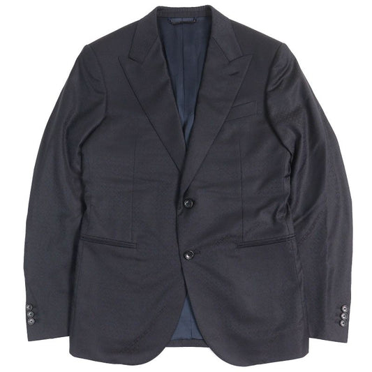 Louis Vuitton 2023 Hofj8w 100% Wool PONT NEUF FIT Allover Peaked Lapel Single