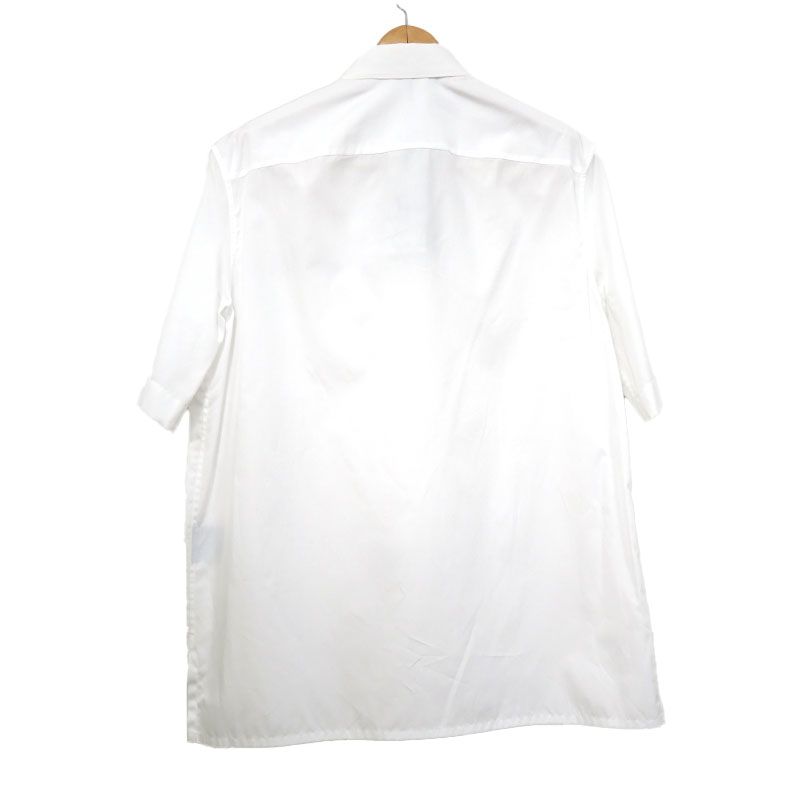 Air Dior X NIKE Chest Logo Cotton Short Sleeve Shirt 38 Navy Blue