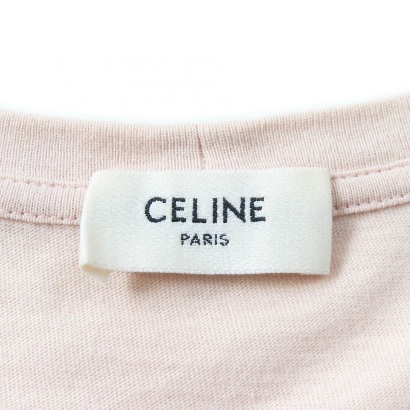 Celine 21SS 2x586114l 100% Cotton Anchor Logo Crew Neck Short Sleeve T-shirt