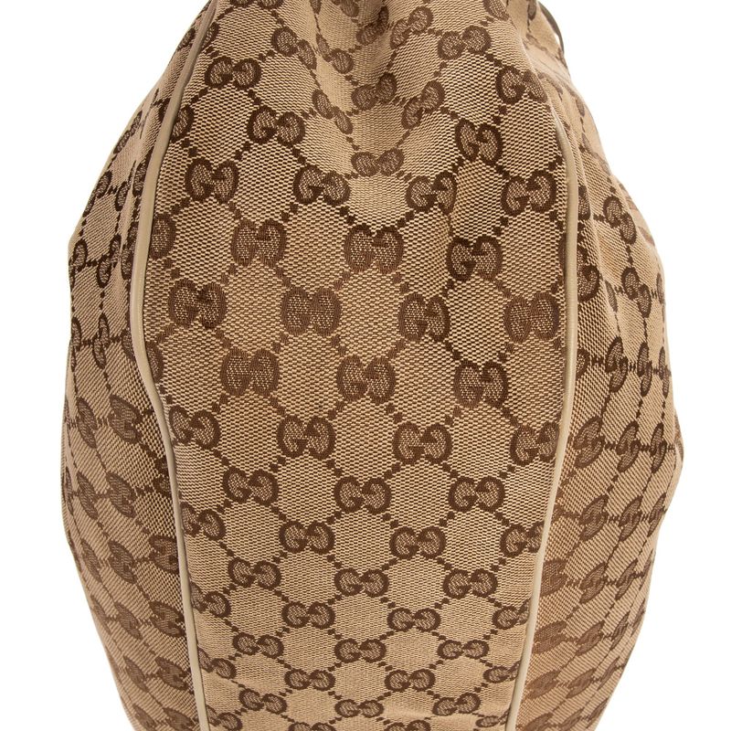 Gucci Suki Brown/beige Monogram Canvas A