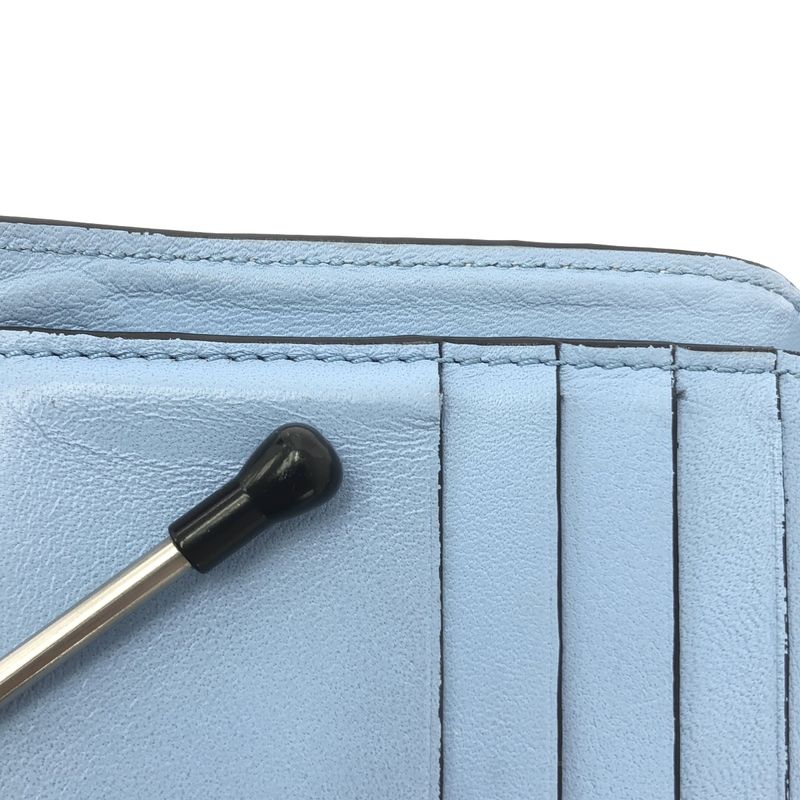 Loewe - SGC Compact ZIP Wallet Anagram Logo Leather Compact Wallet Purse - Off