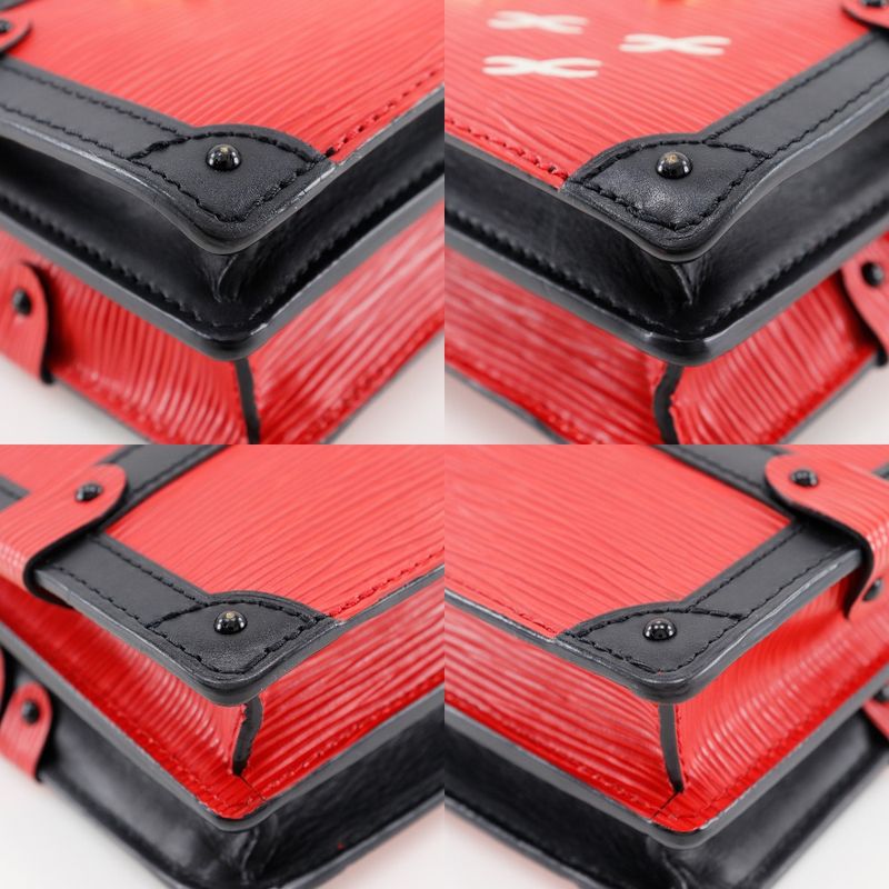 Louis Vuitton Trunk Clutch 2WAY Clutch M51697 Epi Leather Rouge Red Ladies