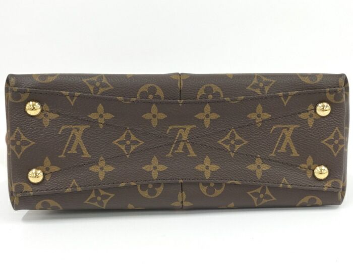 Louis Vuitton V Tote BB 2WAY Handbag Monogram Rose Ballerine Brown M43967