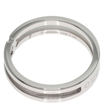 Gucci Infinity #7 Ring - 18K White Gold Ladies