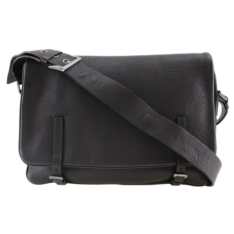 Prada Messenger Bag Calf Brown Men's Shoulder Bag