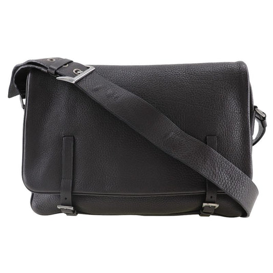 Prada Messenger Bag Calf Brown Men's Shoulder Bag