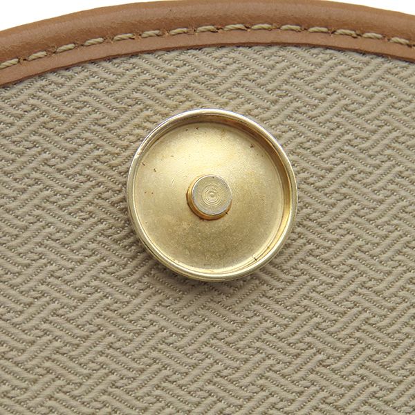 Christian Dior 2way Bag Trotter 2way Handbag Canvas Leather Beige Gold Hardware
