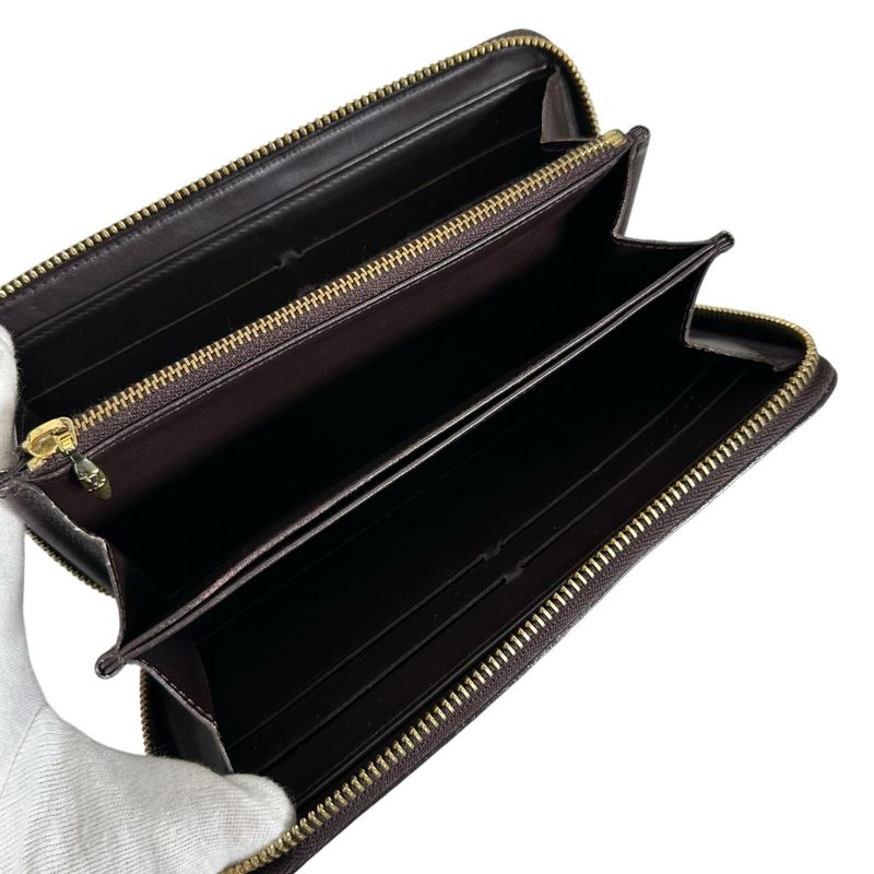 Louis Vuitton M93522 Monogram Vernis Round Zipper Zippy Wallet Long Wallet